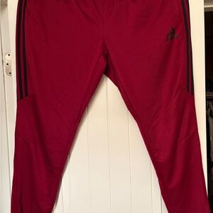 Men’s Adidas track pants (Burgundy)